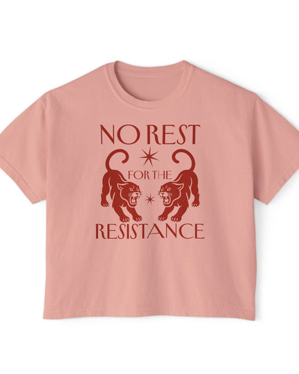 No Rest For The Resistance Comfort Colors Croptop