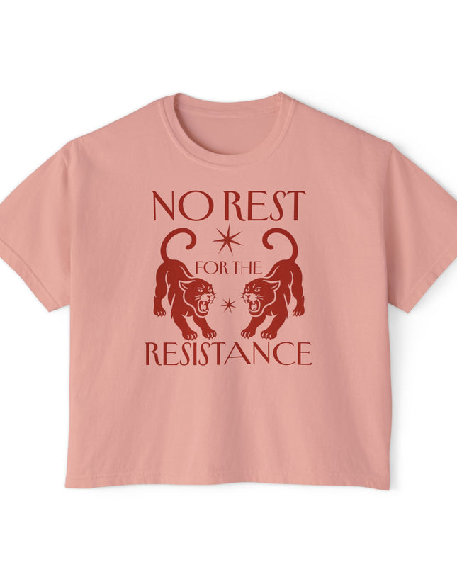 No Rest For The Resistance Comfort Colors Croptop