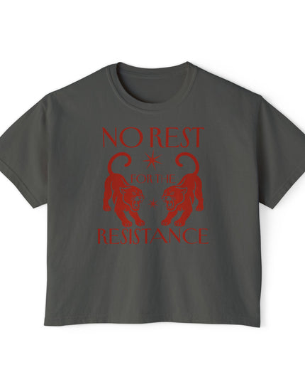 No Rest For The Resistance Comfort Colors Croptop