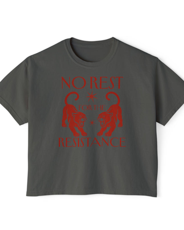 No Rest For The Resistance Comfort Colors Croptop
