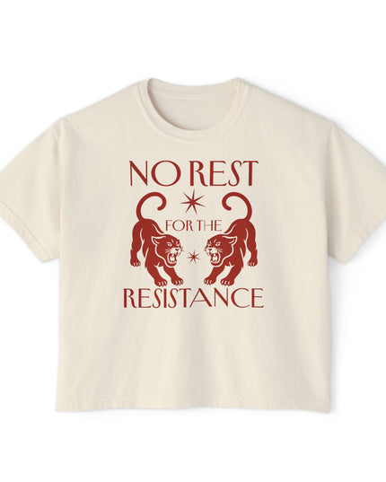 No Rest For The Resistance Comfort Colors Croptop