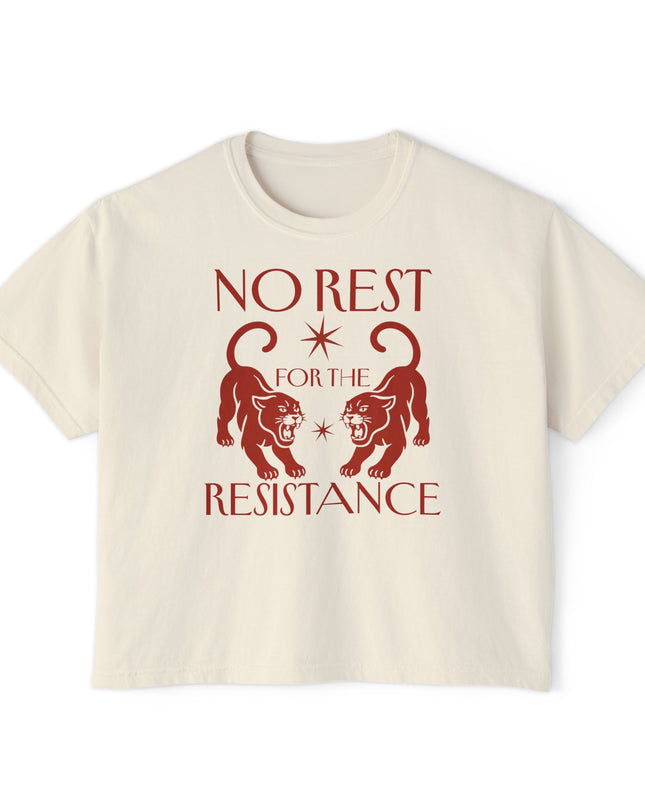 No Rest For The Resistance Comfort Colors Croptop