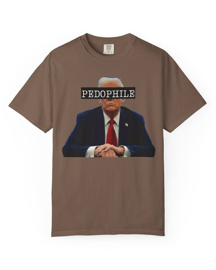 Trump is a pedophile comfort colors t-shirt