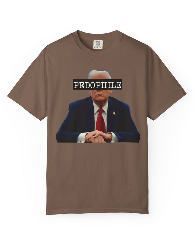 Trump is a pedophile comfort colors t-shirt