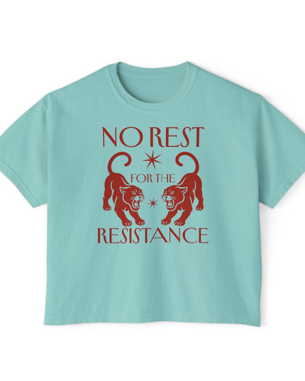 No Rest For The Resistance Comfort Colors Croptop