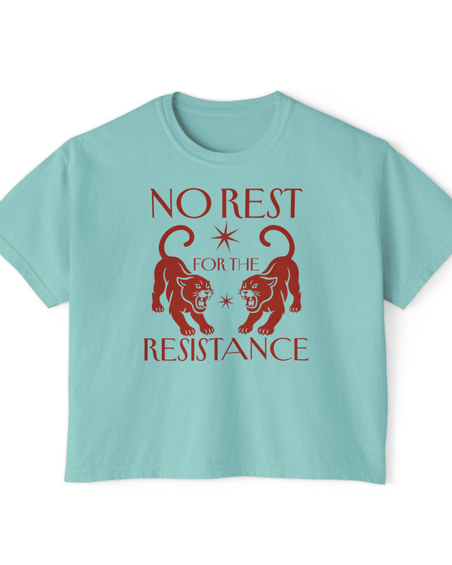 No Rest For The Resistance Comfort Colors Croptop